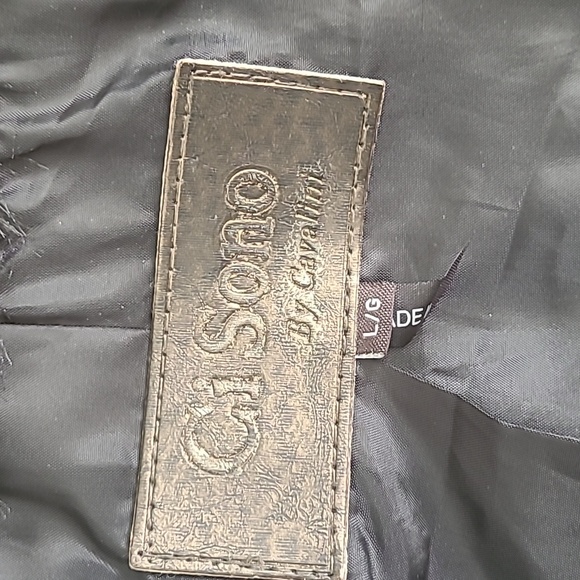 Ci Sono By Cavalini Faux Vest Cable Knit Sz Large - Picture 2 of 8